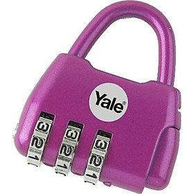 Khóa du lịch NOVELTY 3 số màu tím Yale Y-NOVELTY-2PURPLE
