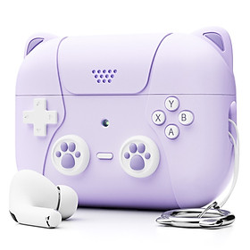 Bao Case Ốp Tay Cầm Game Tai Mèo cho Airpods 4 - Hàng Chính Hãng