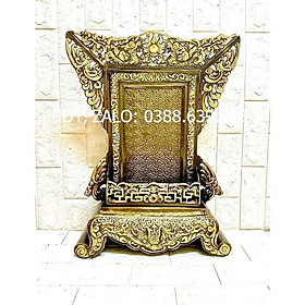 BÀI VỊ DI ẢNH CAO 55 x 40 CM  CHẤT LIỆU BẰNG ĐỒNG 
