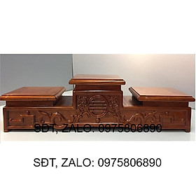 Đế đặt bát nhang 16 - gỗ hương AN1330