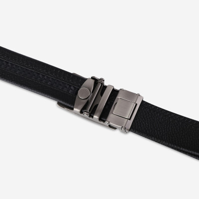 Thắt Lưng Nam Da Thật IDIGO MD1-4024 Màu Đen