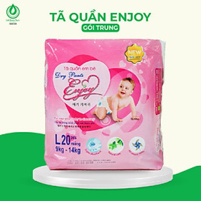 Tã quần trẻ em Enjoy New mềm mại thấm hút tốt Gói trung S/M/L/XL 16-24 miếng