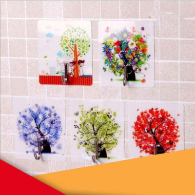 Combo 30  móc dán tường in hình 3D 