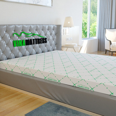 Nệm cao su Tundo Vinamattress mặt lổ vài thun xuyên kim 