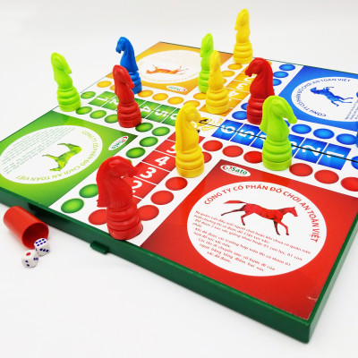 Đồ chơi trí tuệ cờ cá ngựa cỡ lớn 25 chi tiết cho bé từ 3 tuổi sato043