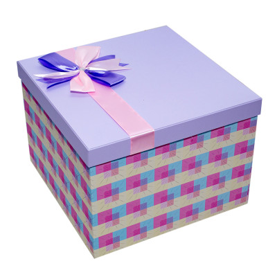 Hộp Quà Vuông V102 - 28x28x20 cm - phượng hoàng