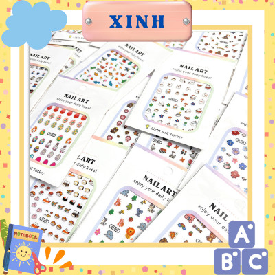 Miếng dán móng tay dạ quang mẫu ngẫu nhiên cute làm quà tặng phụ kiện cho bé