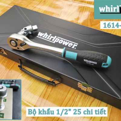 BỘ KHẨU 1/2" 25 CHI TIẾT WHIRLPOWER 1614-4925S