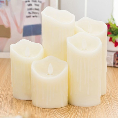 Combo 2 nến điện tử độc đáo vỏ sáp CE05