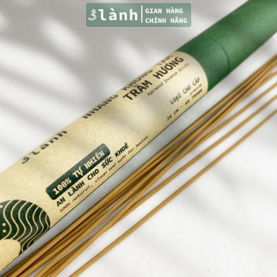 Nhang Không Tăm Trầm Hương Cao Cấp 3 Lành 20cm 30-150gr Tự Nhiên 100% Ít Khói 12-15 Năm Trầm Thờ Cúng Thư Giãn Yoga Thiền Định Xông Nhà Tẩy Uế