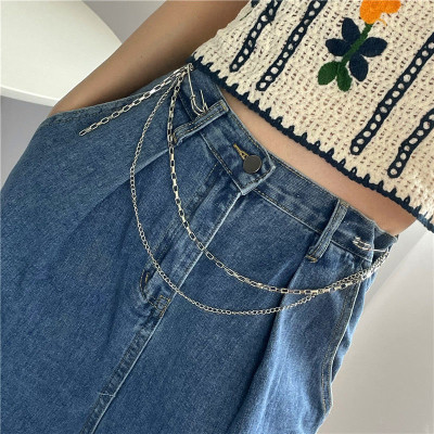 Chuỗi xích đeo quần thời trang unisex cá tính chain 2 lớp