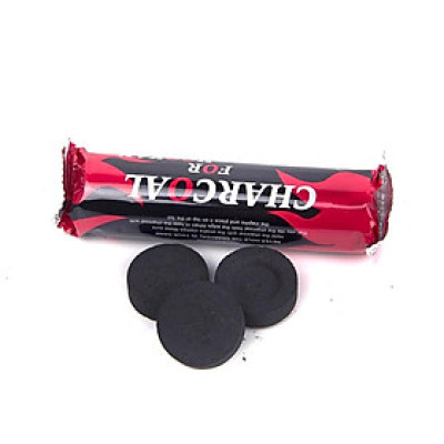 10 viên Than xông trầm miếng-bột gỗ-thảo mộc-nhựa cây