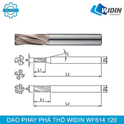 Dao phay Widin WF614 120