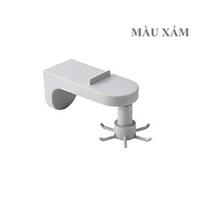 Móc dán tường lớn có thanh đỡ để đồ vật nặng - Dán trần nhà hay kệ tủ - Có thể treo ngược - Chùm móc tròn có nhiều móc con - Màu đen - Màu trắng - Màu xám