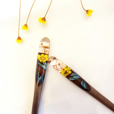 TRÂM CÀI TÓC GỖ- RESIN- HOA KHÔ 92