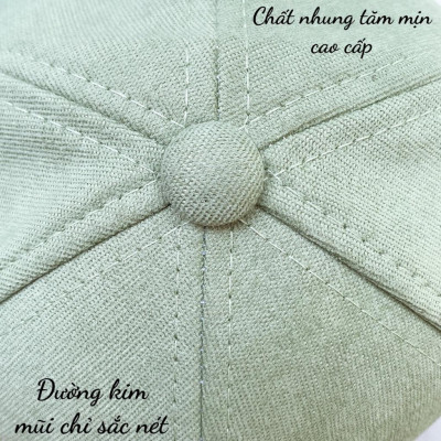 Nón Kết Nhung Thêu New York mũ phong cách Ulzzang form unisex nam nữ 1992 Clothing