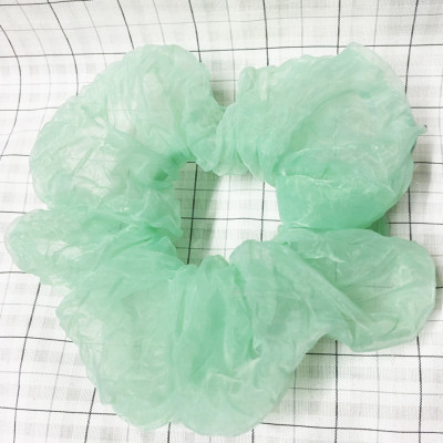 Cột tóc srunchies mẫu mới màu hồng phấn đẹp