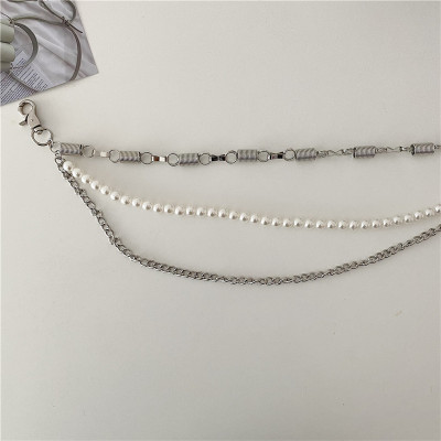 Belt xích Chuỗi thắt lưng kim loại titan không gỉ cá tính phối nhiều layer nhiều kiểu đeo sáng tạo cá tính ấn tượng nam và nữ unisex