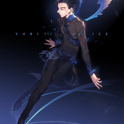 Tranh poster Yuri On Ice khổ A4 combo 5 tấm khác nhau 