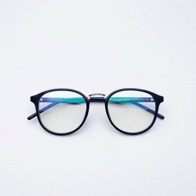 Kính mắt tròn gọng nhựa Hàn Quốc cao cấp tròng chống nắng Uv thời trang cho Nữ