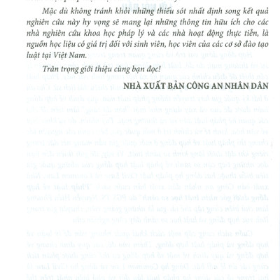 Pháp Luật Về Hợp Đồng Dưới Góc Nhìn Luật Học So Sánh (Sách chuyên khảo song ngữ Anh - Việt)