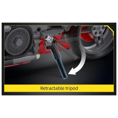 Đồ Chơi Lắp Ráp Xe Mô Tô Cyber CT-3X - CaDA C64001W (451 Mảnh Ghép)