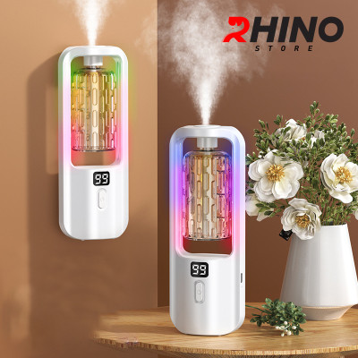 Máy phun sương tinh dầu Rhino H603 tạo ẩm 5 chế độ, tích điện, nhỏ gọn, tích hợp đèn LED - Hàng chính hãng