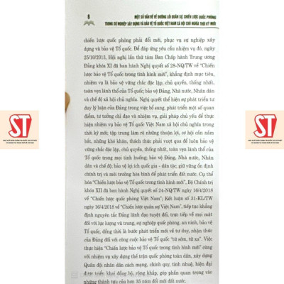 Sách - Một Số Vấn Đề Về Đường Lối Quân Sự, Chiến Lược Quốc Phòng Trong Sự Nghiệp Xây Dựng Và Bảo Vệ Tổ Quốc Việt Nam - NXB Chính Trị Quốc Gia