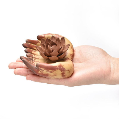 Đĩa cắm nhang hoa gốm nghệ thuật hàng xuất