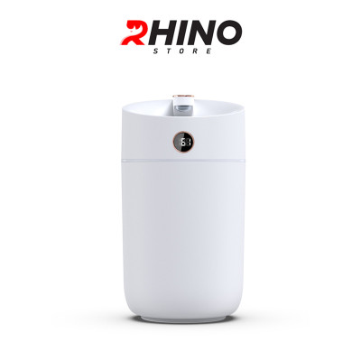 Máy phun sương tạo ẩm cỡ lớn Rhino H801 3000ml, 2 lõi phun, tích hợp đèn 7 màu, dung tích lớn cho không gian rộng - Hàng chính hãng