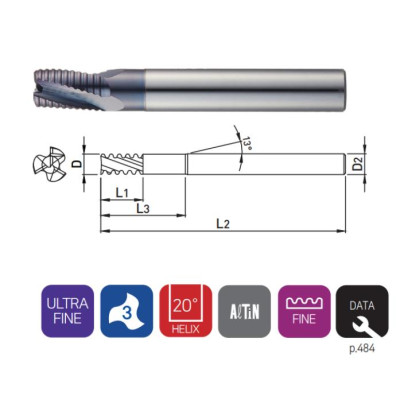 Dao phay ngón Widin PK503 140