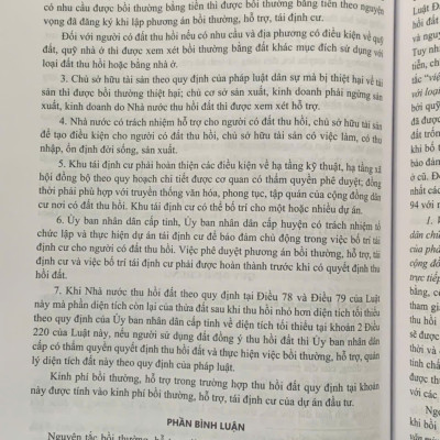 Bình luận khoa học Luật Đất đai năm 2024