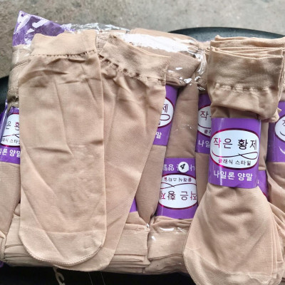 Set 10 đôi tất giấy mỏng cho nữ, vớ cổ ngắn, siêu dai, thời trang