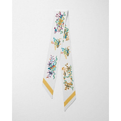 Khăn lụa tơ tằm Twilly thiết kế Tuệ