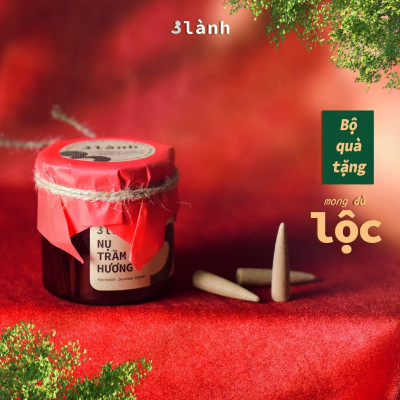 Bộ Quà Tặng Trầm Hương Cao Cấp Lộc 3 Lành Tân Gia Khai Trương Mong An Yên Tài Lộc Phúc Lành Trang Trí Nhà Cửa