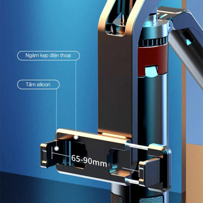 Ulanzi MA09 - Tripod Selfie Điều Khiển Từ Xa Bluetooth Dành Cho Gopro, Điện Thoại, Máy Ảnh, Chiều Cao Tối Đa 1,8m - Hàng chính hãng