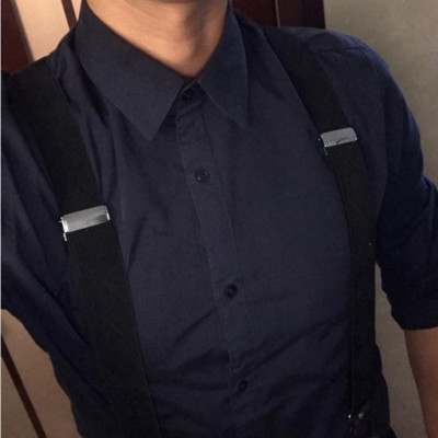 Suspender nam, Dây đai chữ Y bản 3,5cm đai 3 khóa chất liệu cao cấp WEMAN - SPD2201