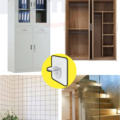 COMBO 2 Móc Dính Tường Kê Sàn Hamart Dán Lót Ván Đỡ Kệ Chữ L KEO DÀY Chịu Lực 5KG KO KHOAN ĐỤC