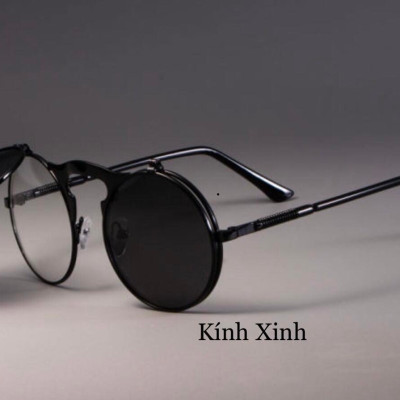 Kính mát, Kính râm Nam Nữ Mắt Tròn Thời Trang Đi Ngày và Đêm