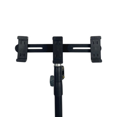 Combo Gậy livestream Cao cấp + Thanh kẹp 3 điện thoại - Hỗ trợ quay video, chụp ảnh và livestream - Hàng chính hãng