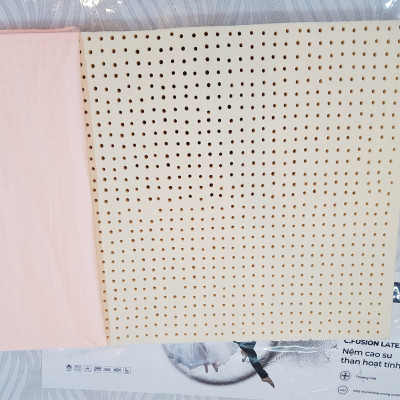 { TẶNG GỐI } Đệm Cao Su Em Bé Liên Á Bambino - Cao 5cm - Nệm Cũi Em Bé Cao Su Thiên Nhiên 100%