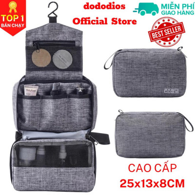 Túi đựng mỹ phẩm, đồ trang điểm, đồ vệ sinh cá nhân gấp gọn tiện dụng cho nam nữ - chính hãng dododios
