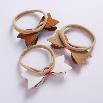 Dây buộc tóc nữ thắt nơ [Set 5 dây] NASI bằng da mềm cao cấp dễ thương phong cách hàn quốc thun cột tóc nữ co giãn tốt phụ kiện tóc giao ngẫu nhiên