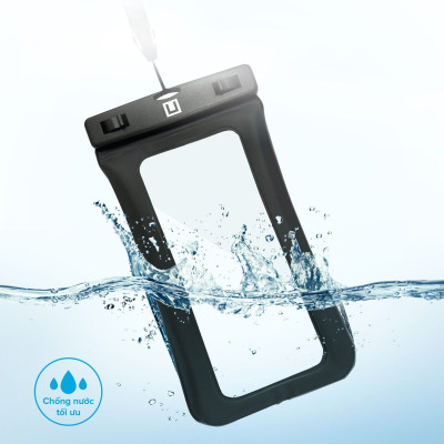 Combo phụ kiện UAG cho điện thoại (Túi chống nước + Túi canvas + Nón) - Hàng Chính Hãng 