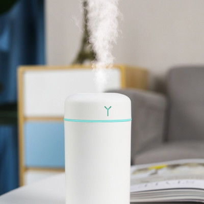 Máy phun sương xông tinh dầu tạo ẩm Rhino H901 dung tích 420ml, nhỏ gọn, không gây tiếng ồn, tích hợp đèn ngủ RGB nhiều màu, có chế độ tự ngắt - Hàng chính hãng