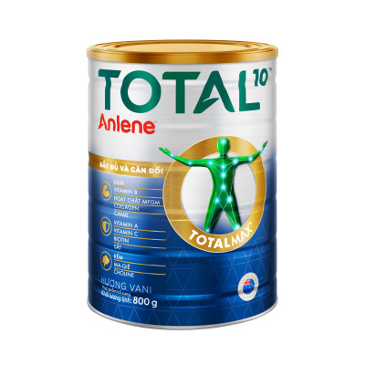 Combo 2 TPBS Anlene Total 10 lon 800g tặng nồi inox