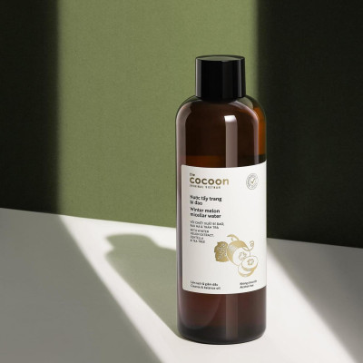 Combo Nước tẩy trang bí đao cocoon 500ml + Son dưỡng môi dầu dừa bến tre cocoon 5g