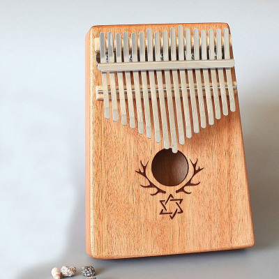 Đàn Kalimba 17 Phím Gỗ Tự Nhiên Cao Cấp | Thiết Kế Khuyết Ôm Tay | Âm Thanh Du Dương