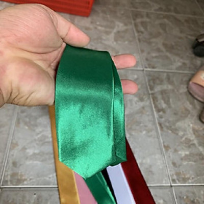 Cà vạt nam 5cm phi bóng đủ màu lựa chọn loại 1- Cavat kỷ yếu học sinh sinh viên 2021 GiangPKC