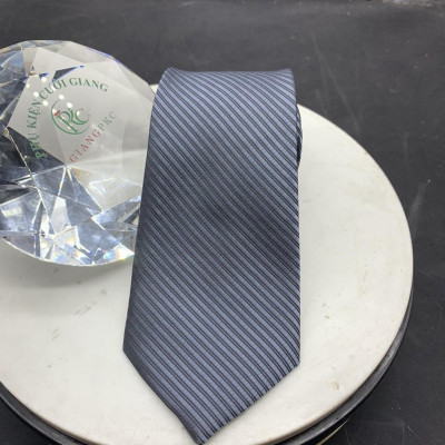 Cà vạt nam bản 8cm Giangpkc calavat xám đậm